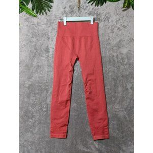 🍑LIMITLESS Women Activewear Workout Yoga Leggings Solid Pink High Waist SMALL*